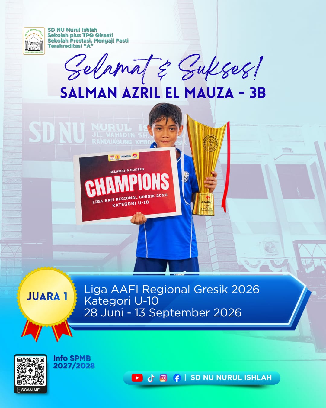 LOMBA FUTSAL Liga AAFI Regional Gresik 2026 Kategori U-10